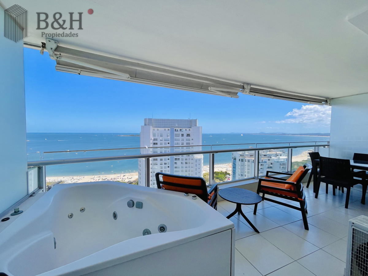 Apartamento ID.4492 - Excelente Apartamento de 2 Dormitorios con Vista al Mar, Playa Mansa