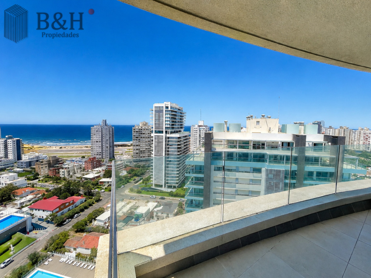 Apartamento ID.6977 - Apartamento Moderno de 1 Dormitorio en Alquiler Anual, Torre con servicios 