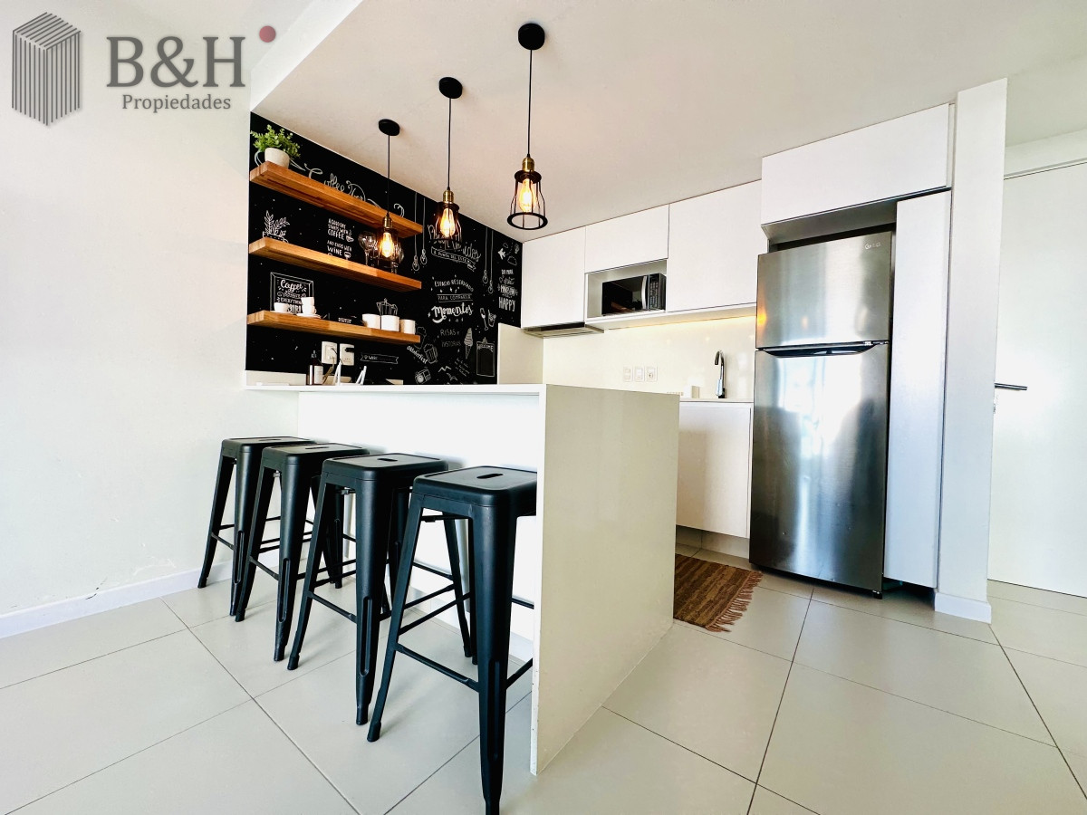 Apartamento ID.5760 - Alquiler temporal de apartamento nuevo de un dormitorio a pasos del Mar en playa Mansa zona Enjoy