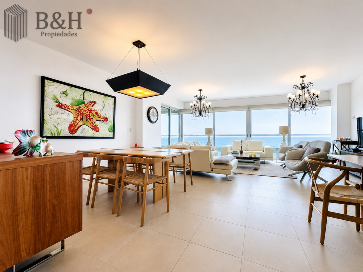 Apartamento ID.2690 - Oportunidad en Venta y Alquiler temporal de maravilloso departamento esquinero en Torre Le Parc, Playa Brava, Punta del Este