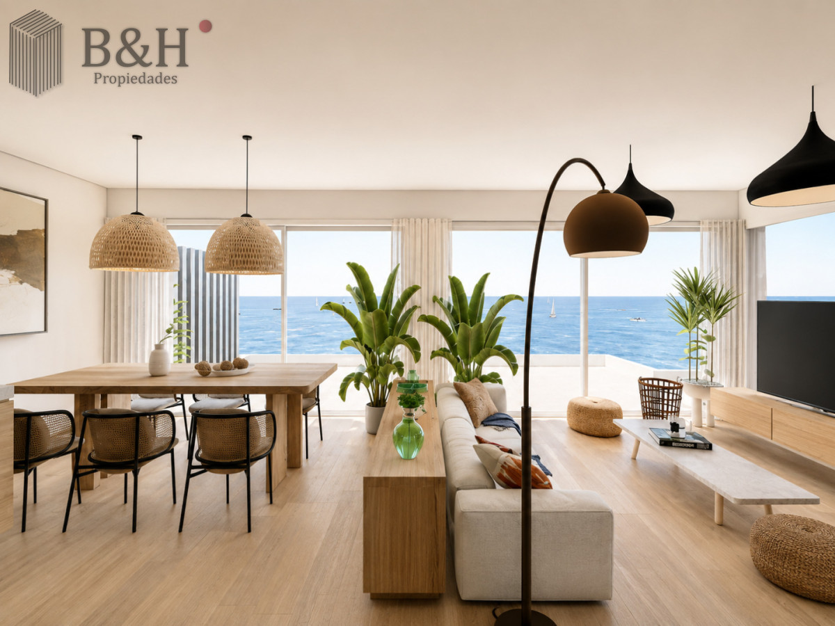 Apartamento ID.7890 - Penthouse de 3 Dormitorios con Barbacoa en Primera Línea del Mar, Playa Brava Punta del Este