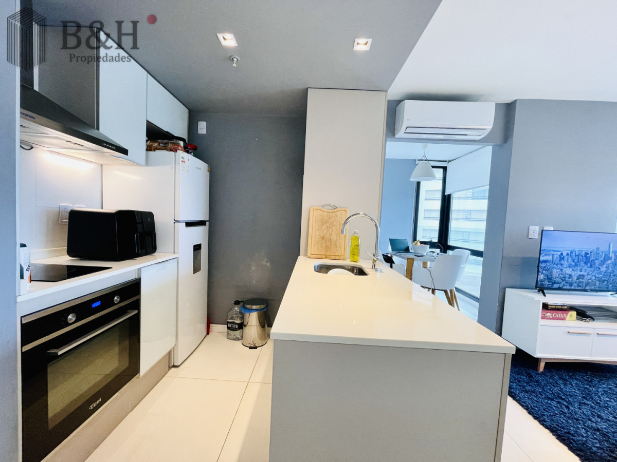 Apartamento ID.6993 - Alquiler Anual, Apartamento Moderno de 1 Dormitorio en Torre con servicios, Punta del Este 