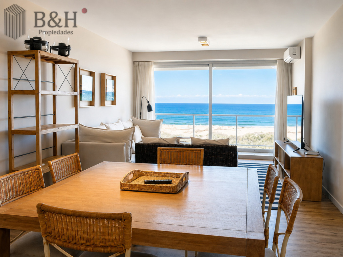 Apartamento ID.8125 - Moderno Apartamento de 3 Dormitorios en Primera Línea del Mar. Blue Marine, Playa Brava Punta del Este