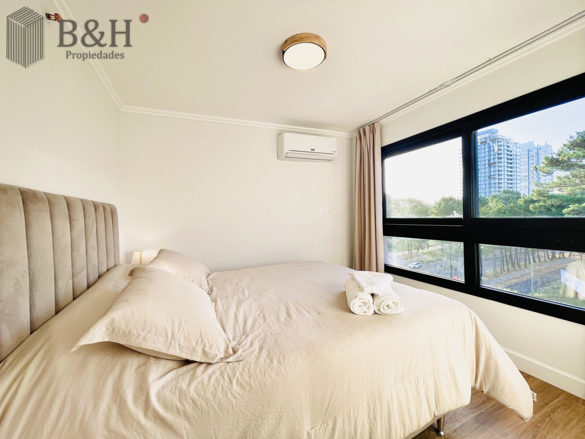 Apartamento ID.6886 - Departamento de 1 Dormitorio en Alquiler Anual, torre nueva con variedad de amenities sobre Roosevelt, Punta del Este 