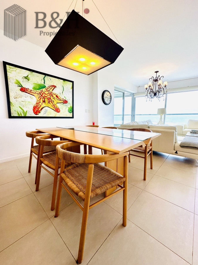 Apartamento ID.2690 - Oportunidad en Venta y Alquiler temporal de maravilloso departamento esquinero en Torre Le Parc, Playa Brava, Punta del Este