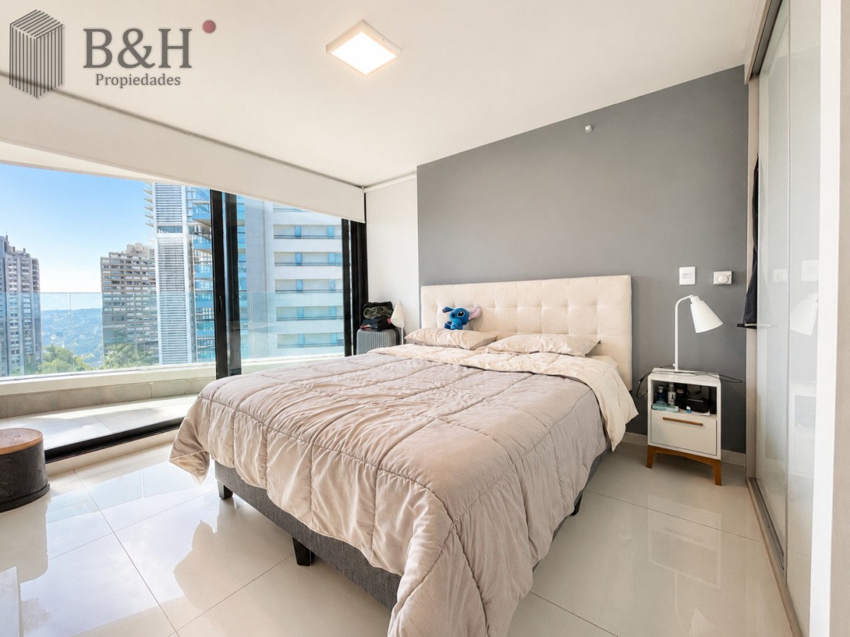 Apartamento ID.6993 - Alquiler Anual, Apartamento Moderno de 1 Dormitorio en Torre con servicios, Punta del Este 