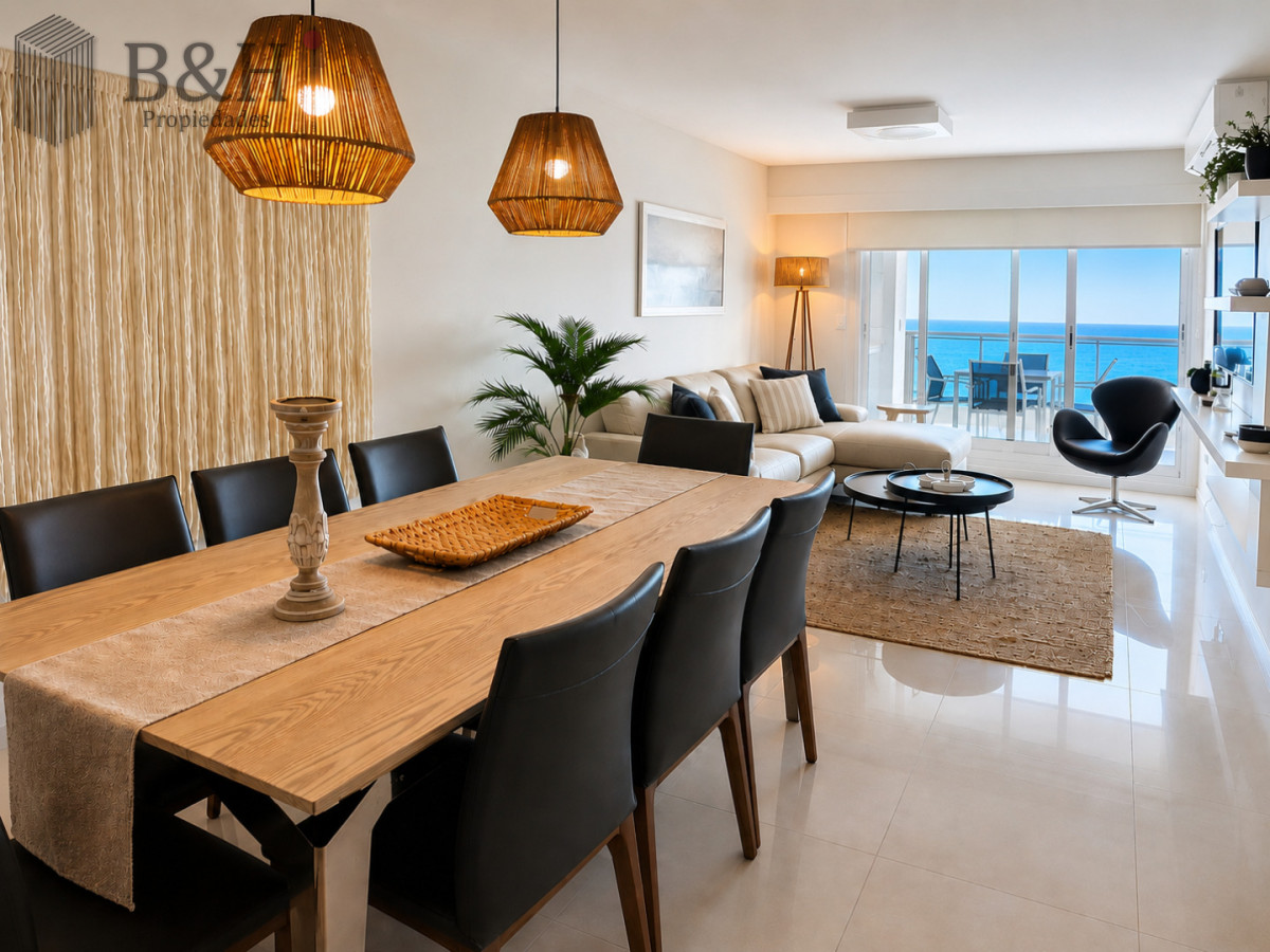 Apartamento ID.7925 - Moderno Apartamento de 3 Dormitorios con Parrillero propio y Dependencia, Playa Brava Punta del Este