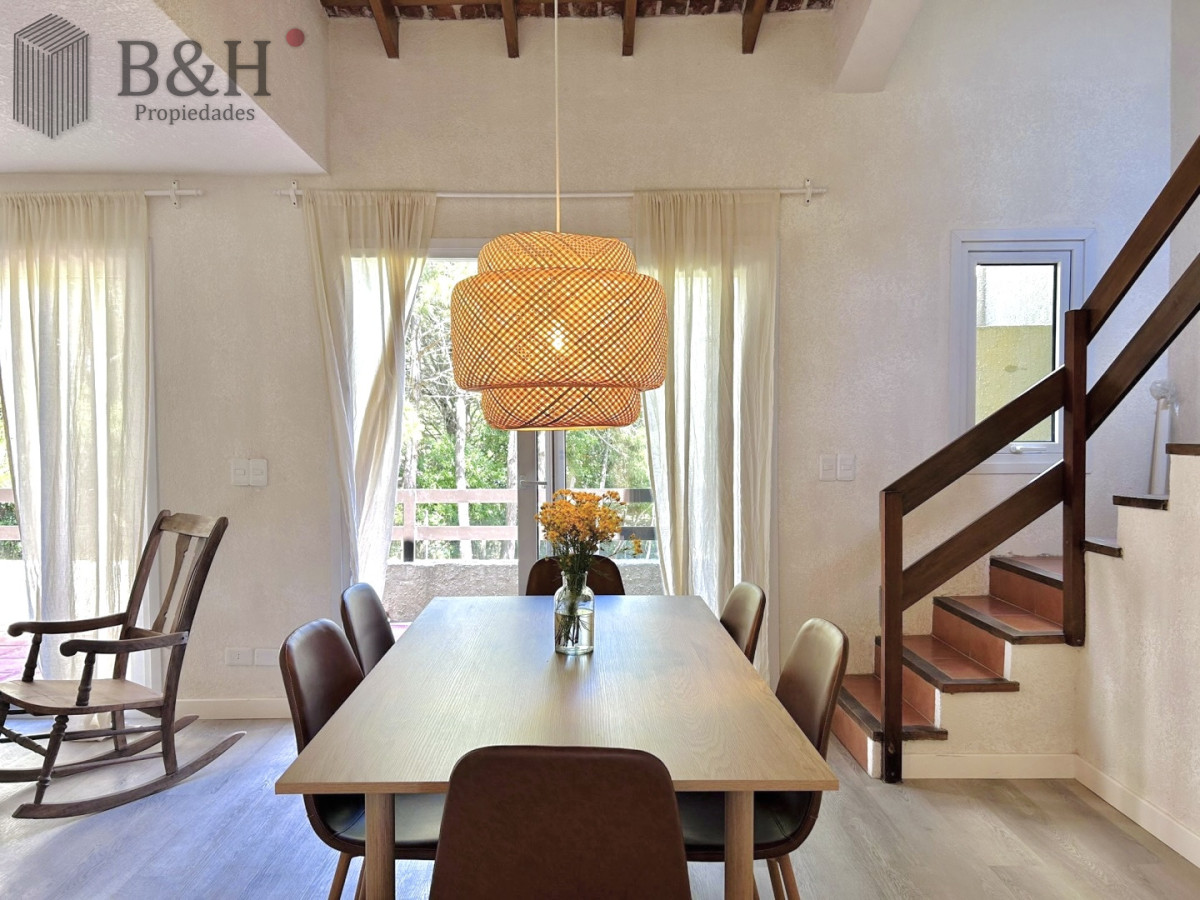 Apartamento ID.6829 - Alquiler anual o invernal de apartamento dúplex con parrillero propio en Rincón del Indio