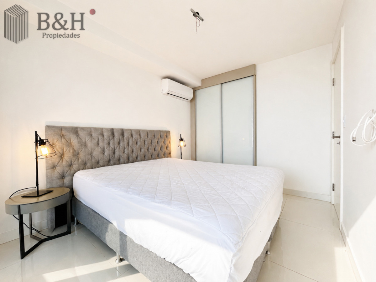 Apartamento ID.6977 - Apartamento Moderno de 1 Dormitorio en Alquiler Anual, Torre con servicios 