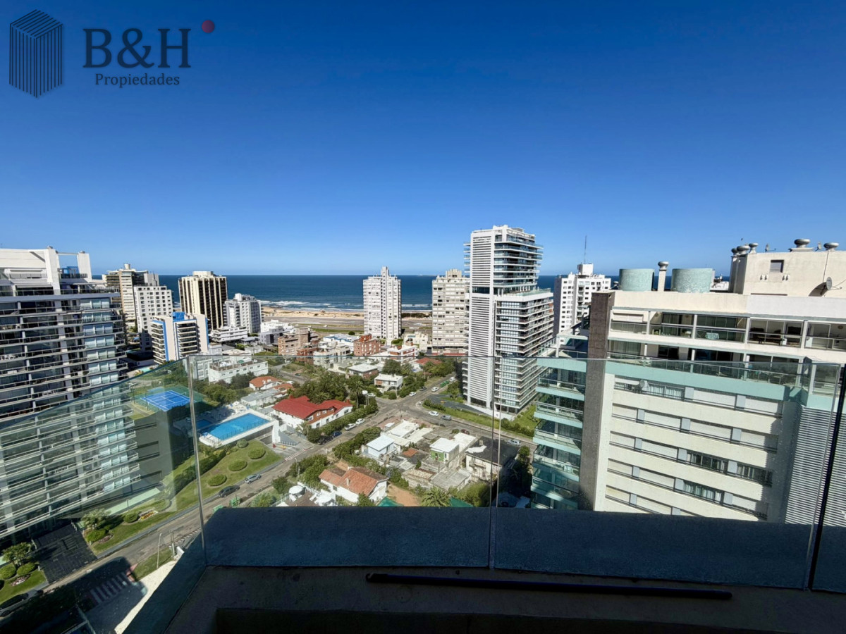 Apartamento ID.6977 - Apartamento Moderno de 1 Dormitorio en Alquiler Anual, Torre con servicios 