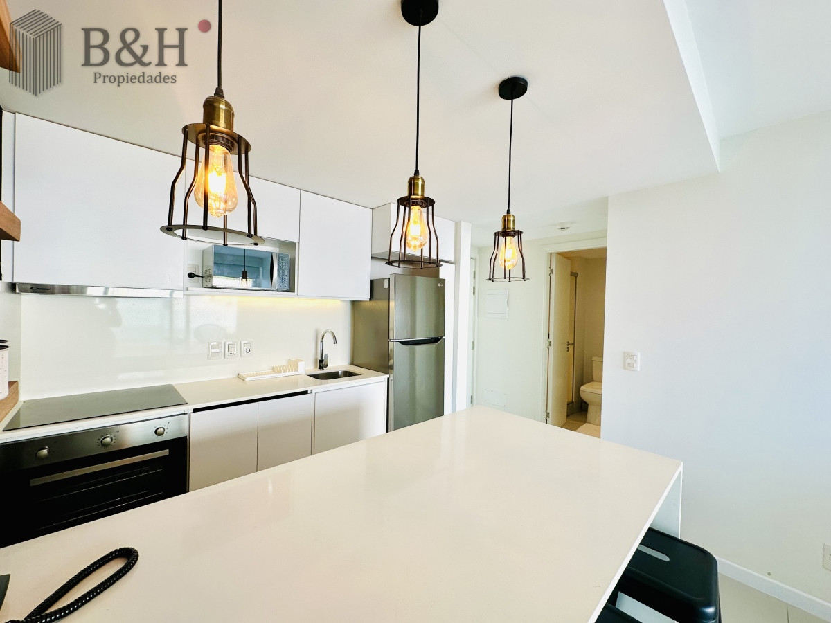 Apartamento ID.5760 - Alquiler temporal de apartamento nuevo de un dormitorio a pasos del Mar en playa Mansa zona Enjoy