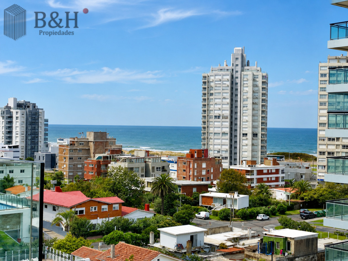 Apartamento ID.6993 - Alquiler Anual, Apartamento Moderno de 1 Dormitorio en Torre con servicios, Punta del Este 