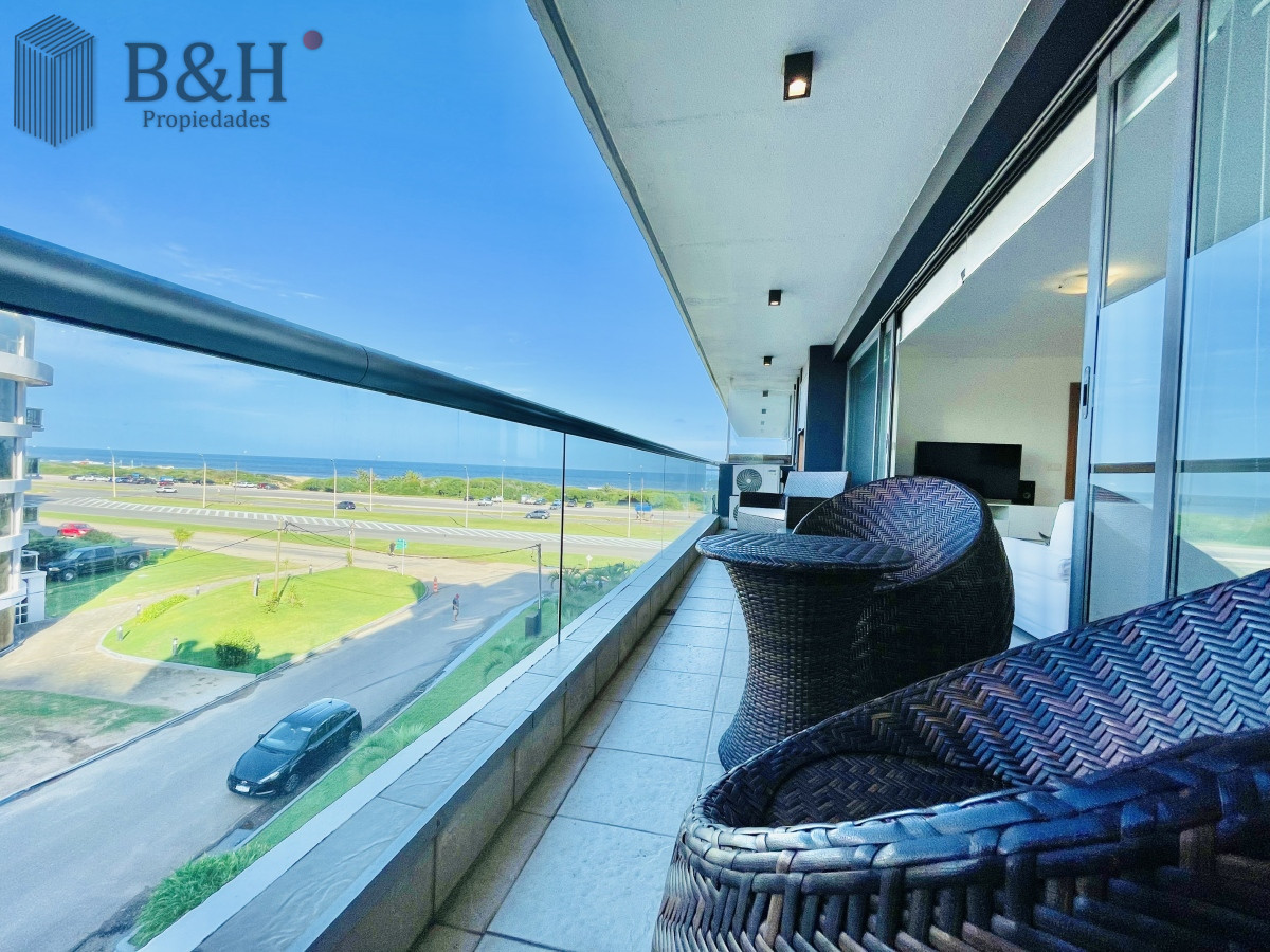 Apartamento ID.414 - Apartamento de 2 Dormitorios y Parrillero Frente a Playa Brava, Punta del Este