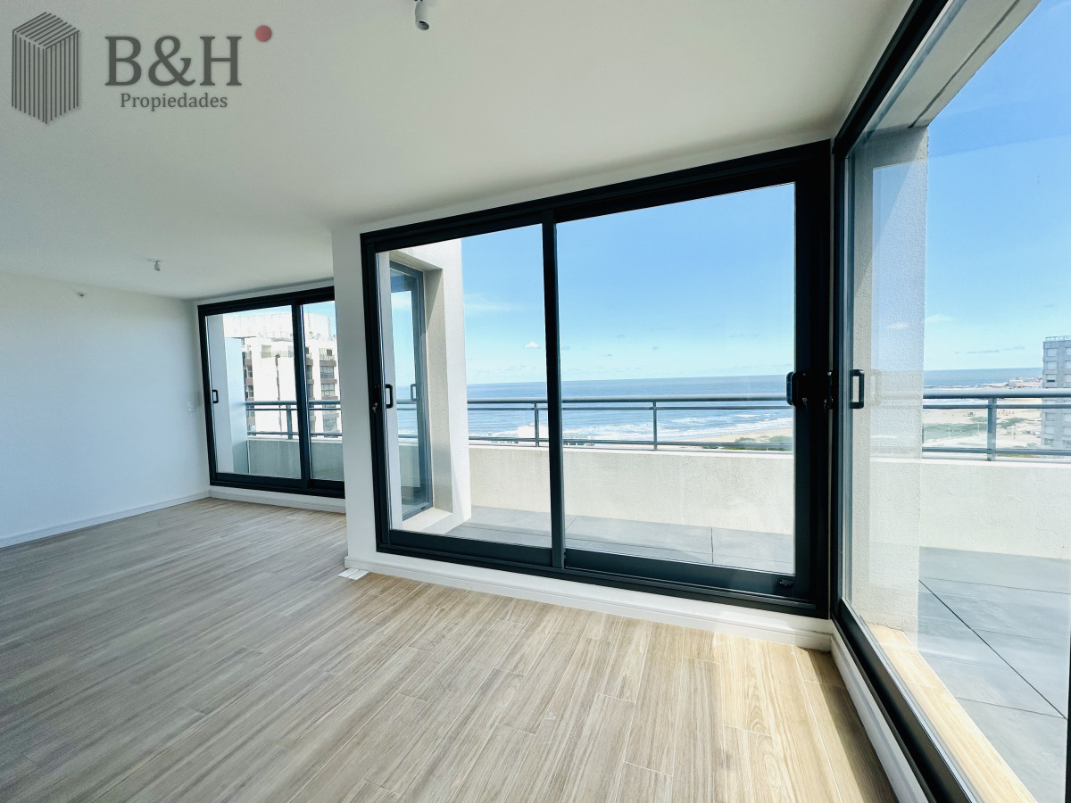 Apartamento ID.6873 - Venta de apartamento con vista al mar y muy luminoso de 2 dormitorios con 2 baños, Playa Brava Aidy Grill, Punta del Este