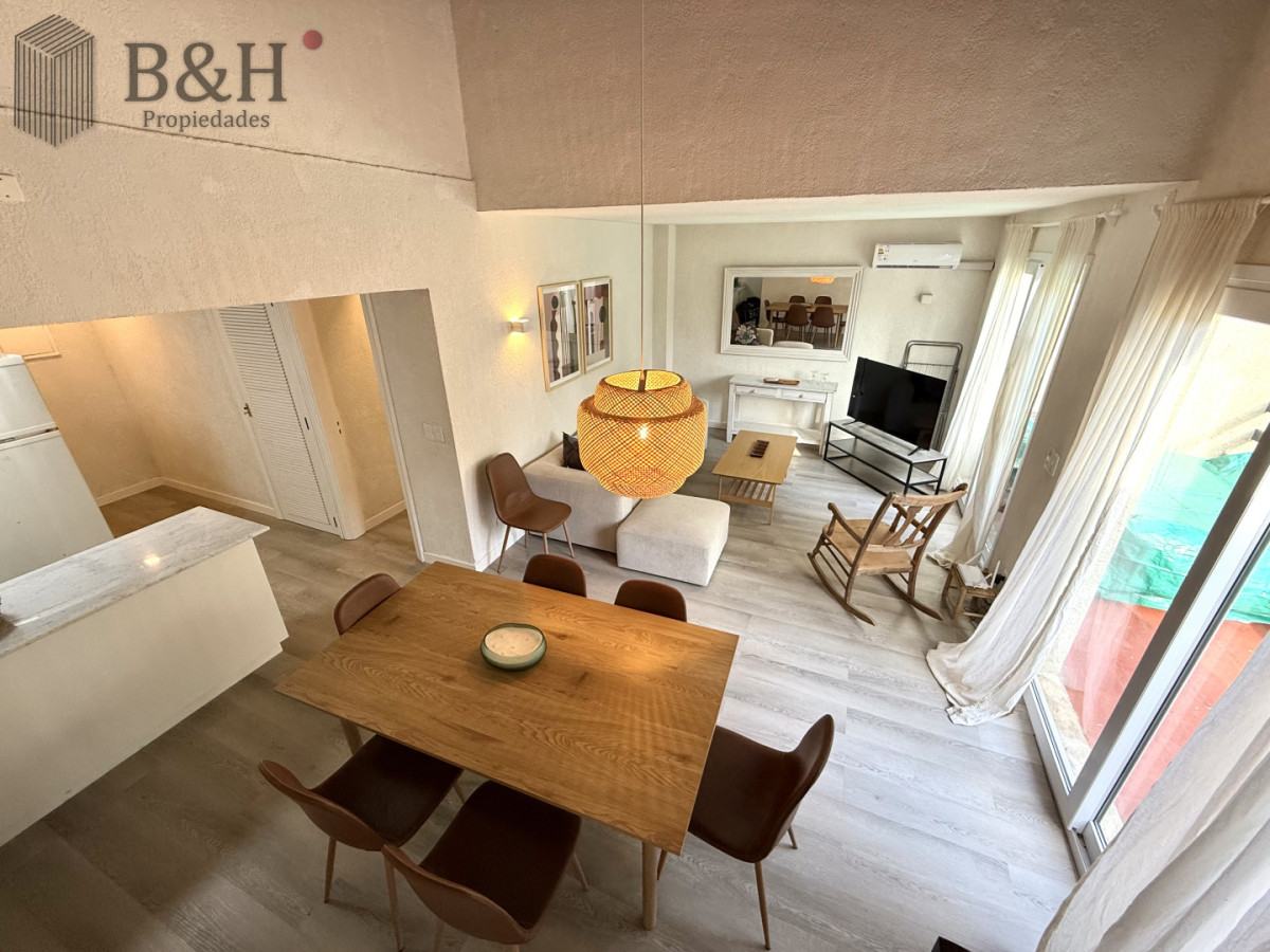 Apartamento ID.6829 - Alquiler anual o invernal de apartamento dúplex con parrillero propio en Rincón del Indio