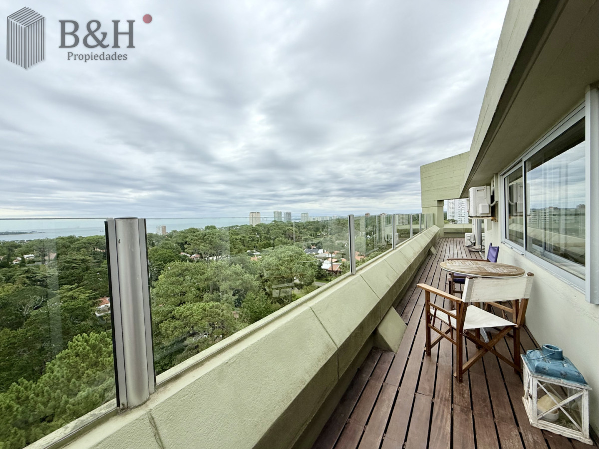 Apartamento ID.6726 - Penthouse con vista al mar en Punta del Este, 2 Dormitorios, en Alquiler Anual
