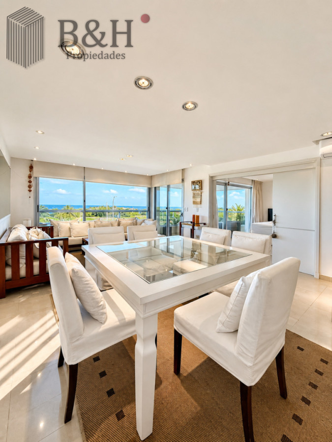 Apartamento ID.6544 - Venta de apartamento de 3 dormitorios sobre primera fila de Playa Brava, Punta del Este