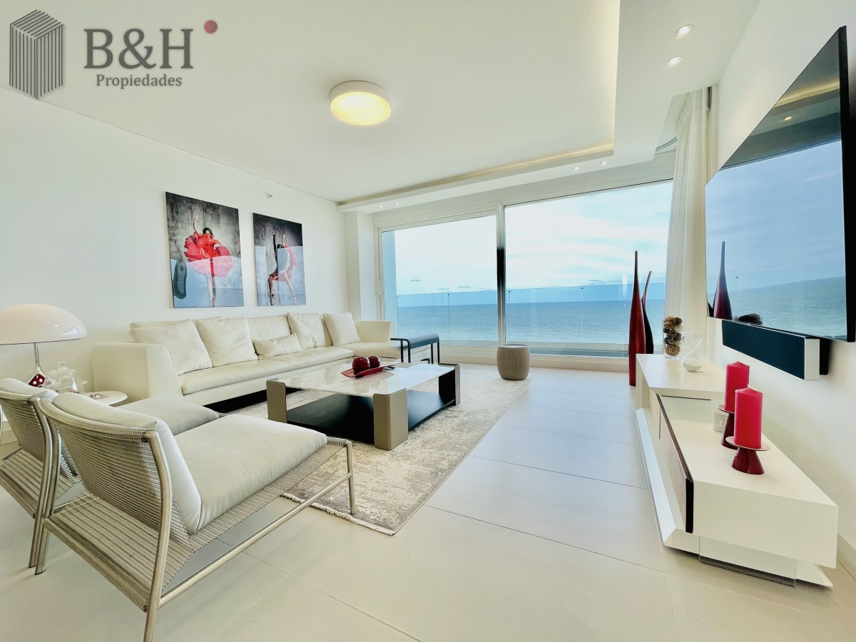 Apartamento ID.2301 - Venta Espectacular Apartamento Frente al Mar, 3 Dormitorios, Le Parc Punta del Este