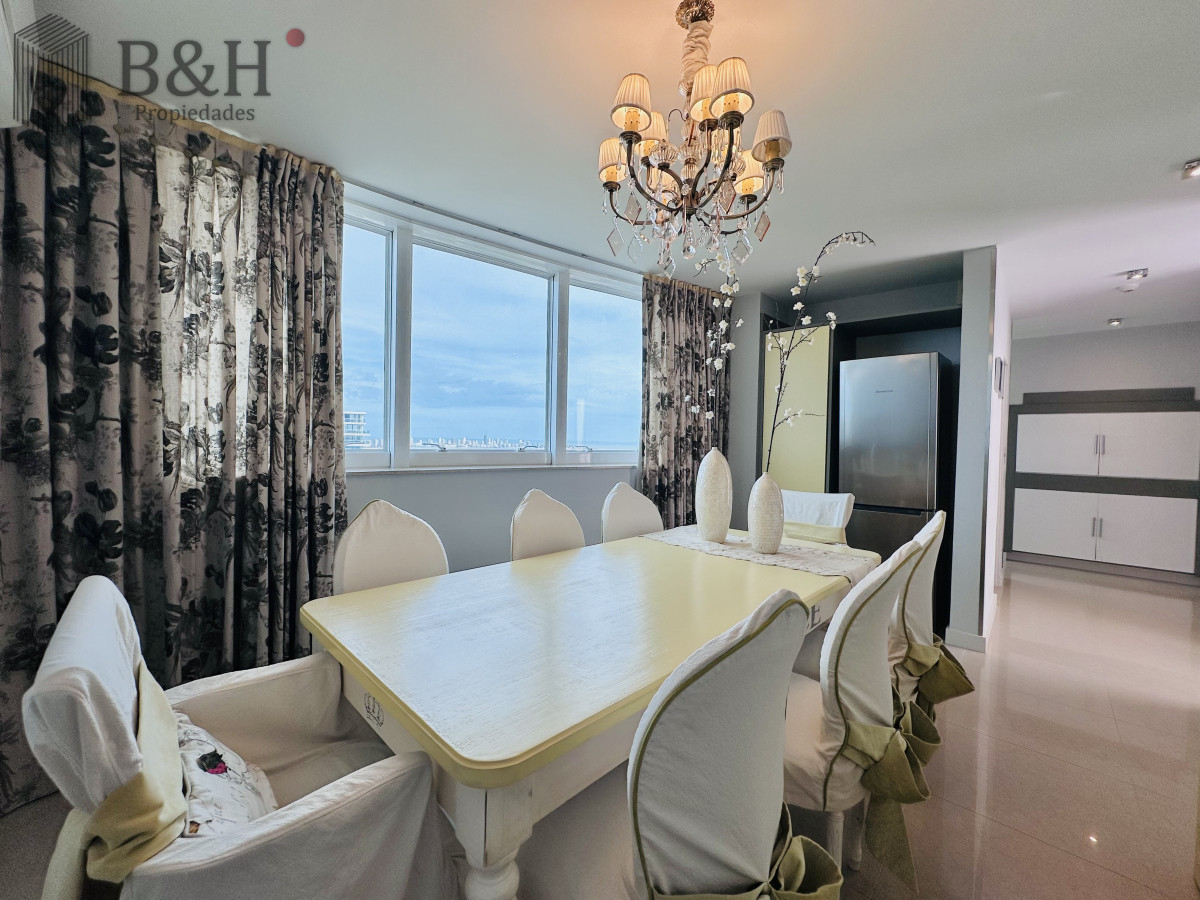 Apartamento ID.4496 - Lujoso Penthouse de 4 Dormitorios con Vista al Mar sobre Playa Mansa, Punta del Este
