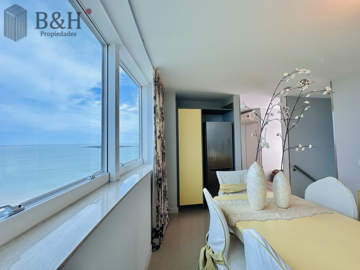 Apartamento ID.4496 - Lujoso Penthouse de 4 Dormitorios con Vista al Mar sobre Playa Mansa, Punta del Este