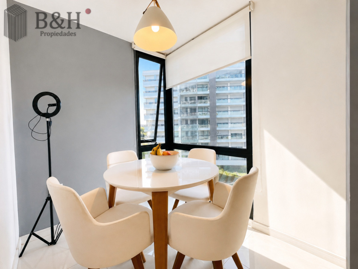 Apartamento ID.6993 - Alquiler Anual, Apartamento Moderno de 1 Dormitorio en Torre con servicios, Punta del Este 