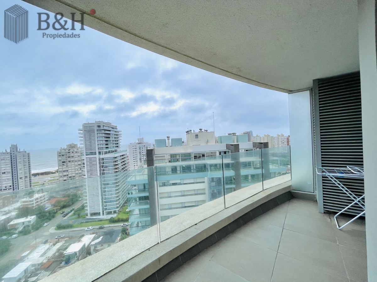 Apartamento ID.6977 - Apartamento Moderno de 1 Dormitorio en Alquiler Anual, Torre con servicios 