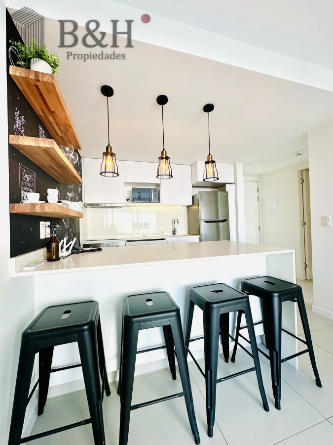 Apartamento ID.5760 - Alquiler temporal de apartamento nuevo de un dormitorio a pasos del Mar en playa Mansa zona Enjoy