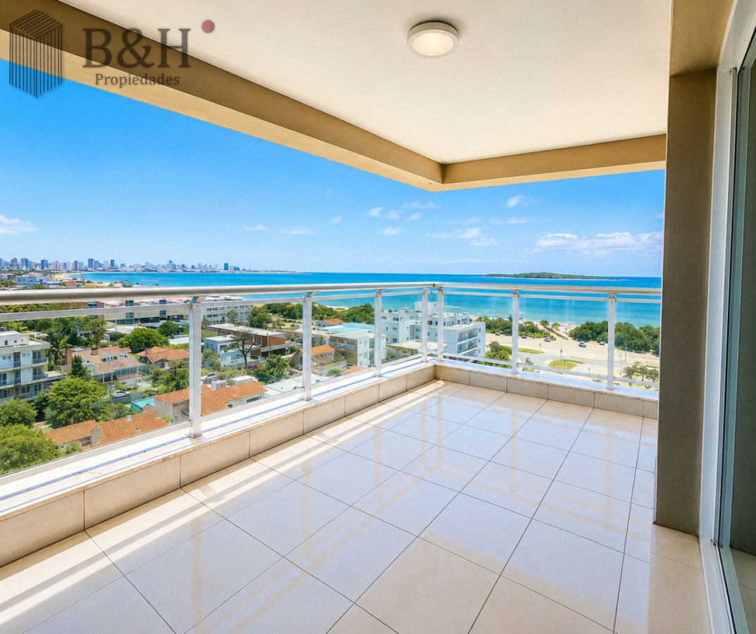 Apartamento ID.1397 - Alquiler temporario de excelente apartamento en torre Le Jardin de Playa Mansa, Punta del Este