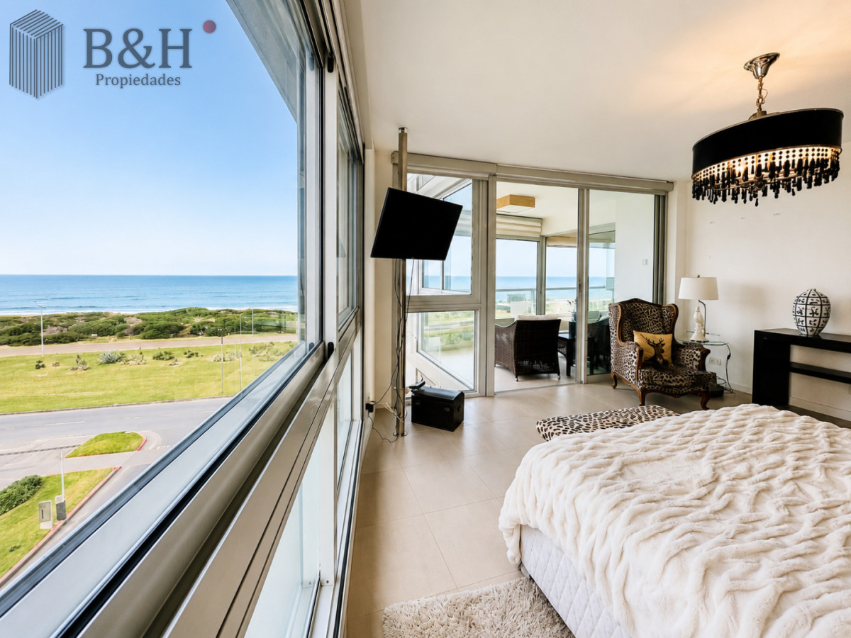 Apartamento ID.2690 - Oportunidad en Venta y Alquiler temporal de maravilloso departamento esquinero en Torre Le Parc, Playa Brava, Punta del Este