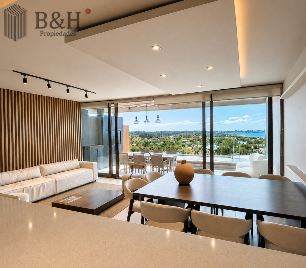 Apartamento ID.7754 - Apartamento de 3 Dormitorios, Parrillero de uso exclusivo y Jardín en Punta Ballena, Punta del Este