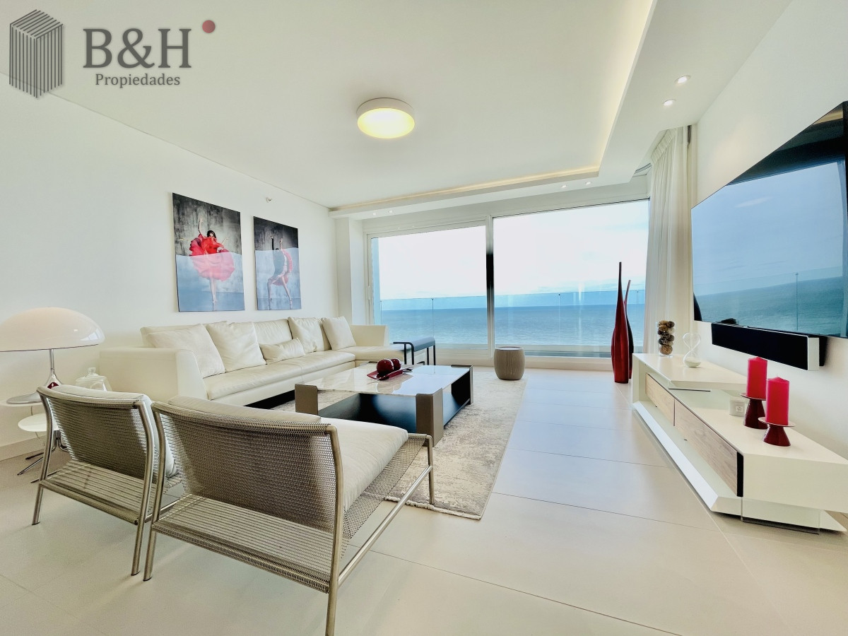 Apartamento ID.2301 - Venta Espectacular Apartamento Frente al Mar, 3 Dormitorios, Le Parc Punta del Este