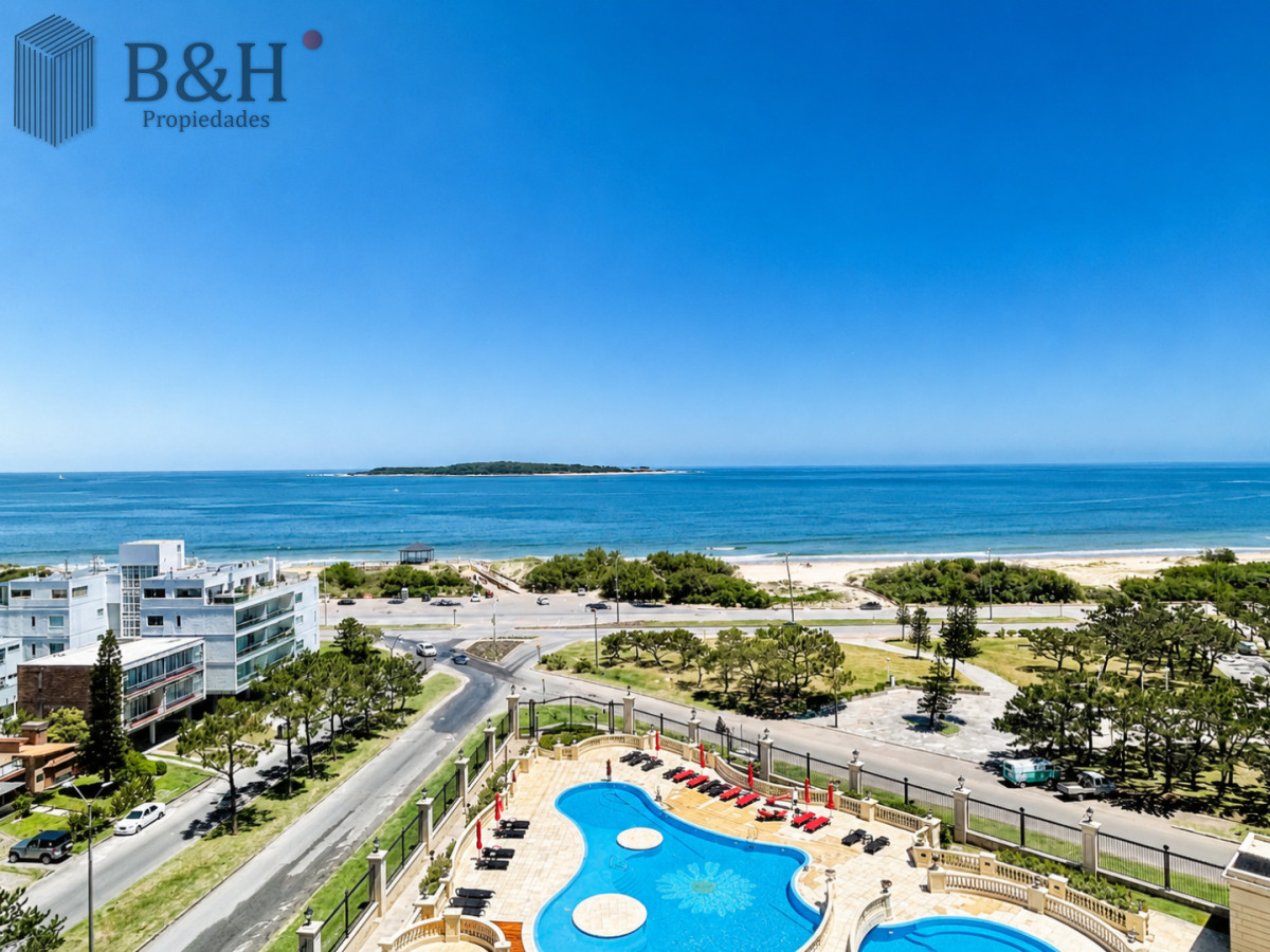 Apartamento ID.1397 - Alquiler temporario de excelente apartamento en torre Le Jardin de Playa Mansa, Punta del Este