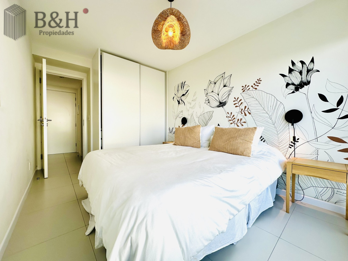 Apartamento ID.5760 - Alquiler temporal de apartamento nuevo de un dormitorio a pasos del Mar en playa Mansa zona Enjoy