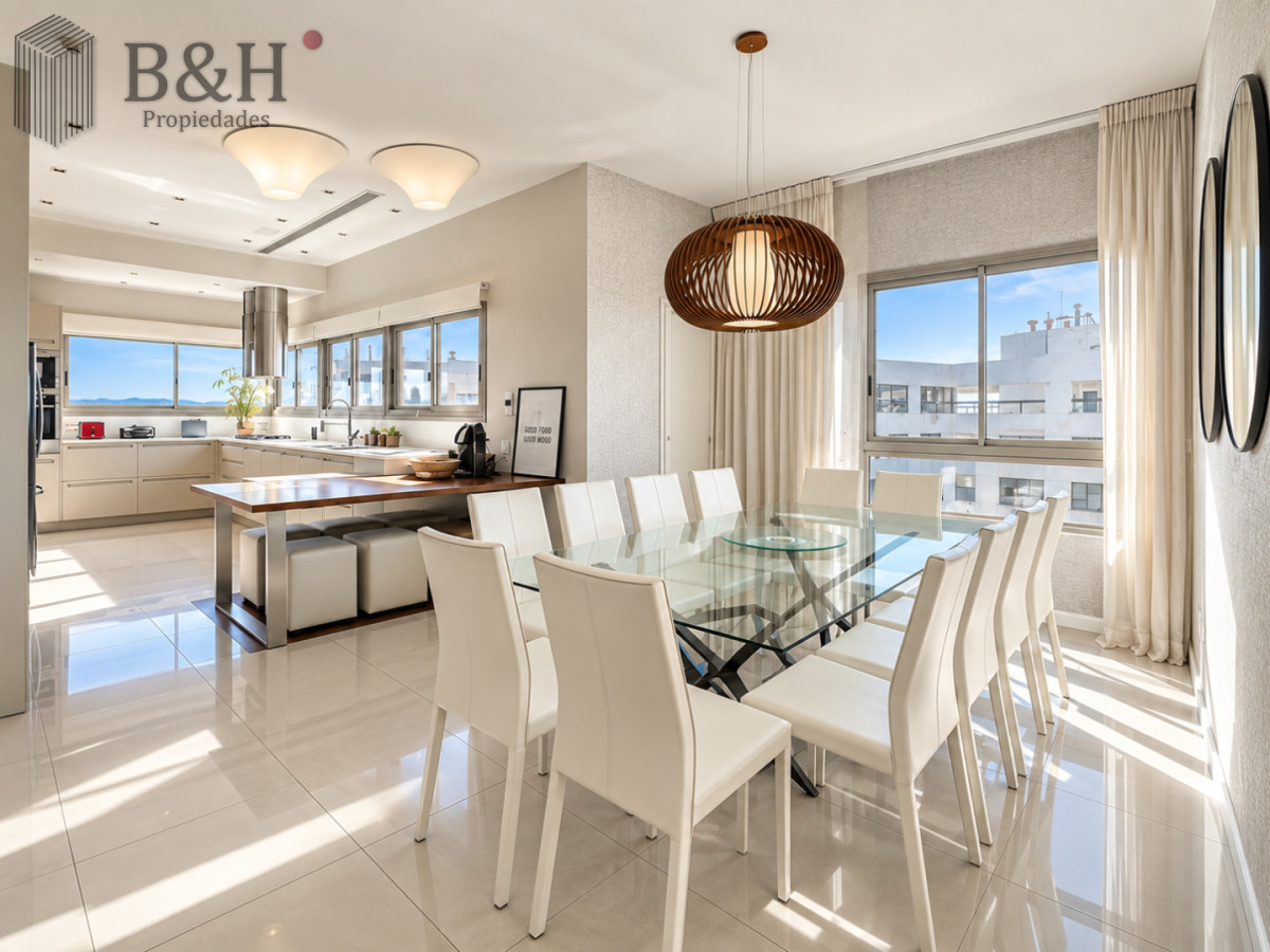 Apartamento ID.8147 - Penthouse Dúplex 5 Suites en Torre Imperiale, con Piscina Privada, Barbacoa y Vista al Mar. Playa Brava, Punta del Este