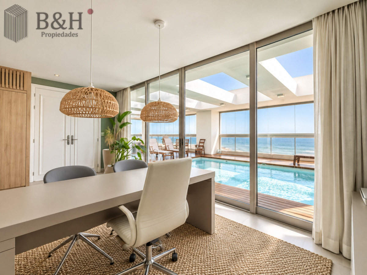 Apartamento ID.8147 - Penthouse Dúplex 5 Suites en Torre Imperiale, con Piscina Privada, Barbacoa y Vista al Mar. Playa Brava, Punta del Este
