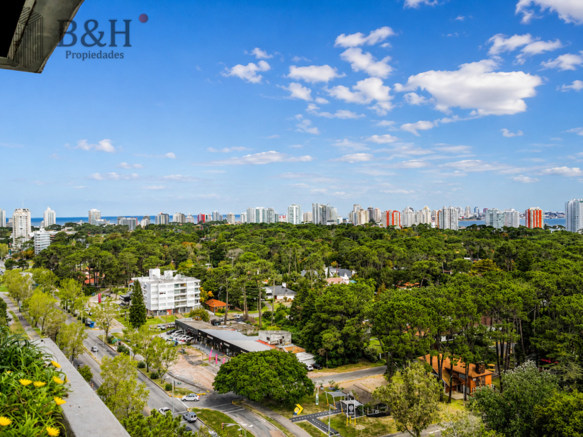 Apartamento ID.319 - Venta y alquiler anual de amplio apartamento de tres dormitorios completamente reciclado sobre Roosevelt, Punta del Este