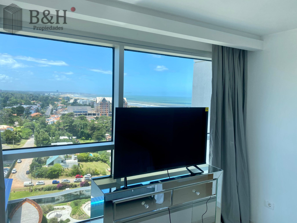 Apartamento ID.5766 - Moderno Departamento de 3 Dormitorios con Parrillero y vista al Mar en Playa Brava