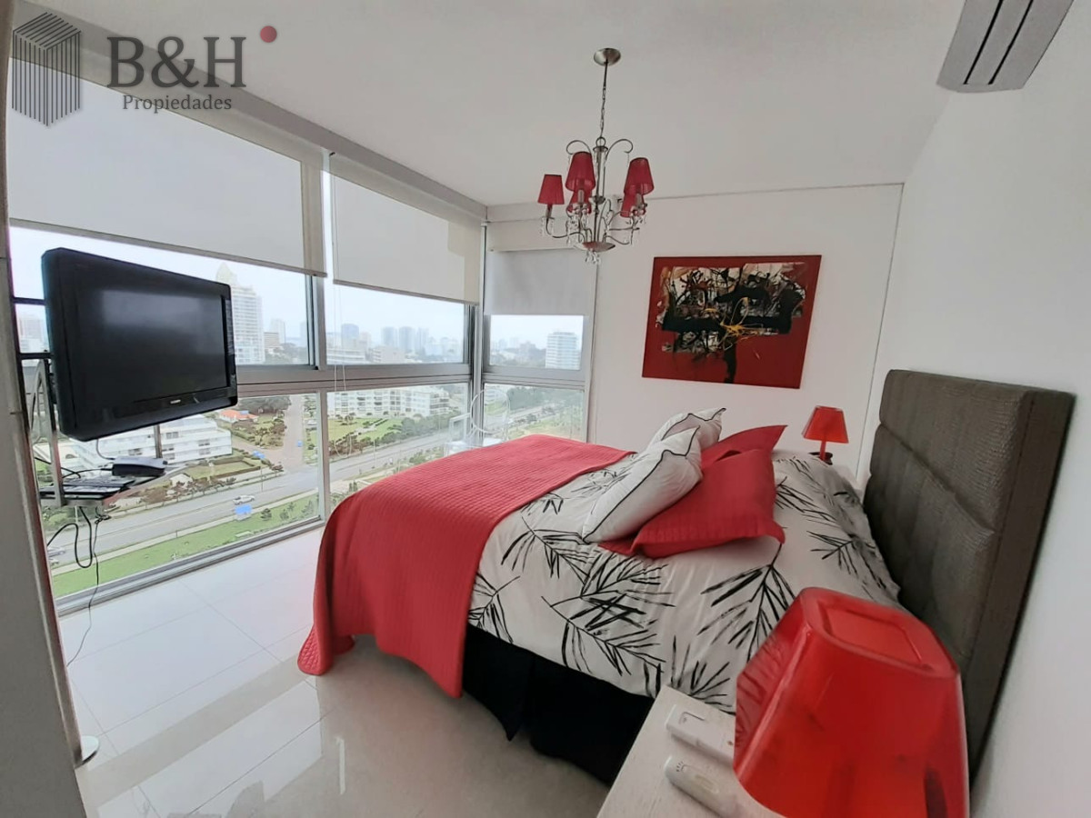 Apartamento ID.855 - Alquiler temporal de apartamento esquinero en Torre Le Parc II, Playa Brava