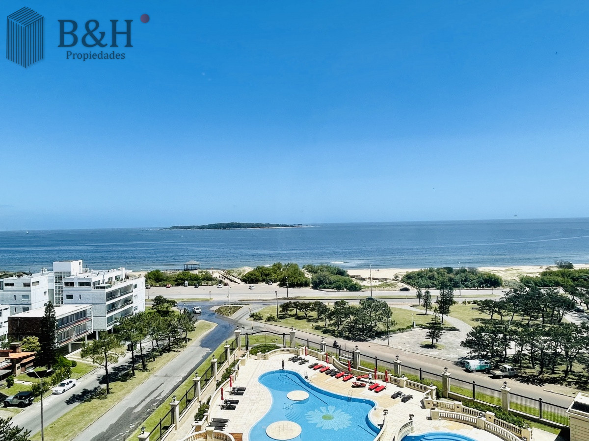 Apartamento ID.1397 - Alquiler temporario de excelente apartamento en torre Le Jardin de Playa Mansa, Punta del Este