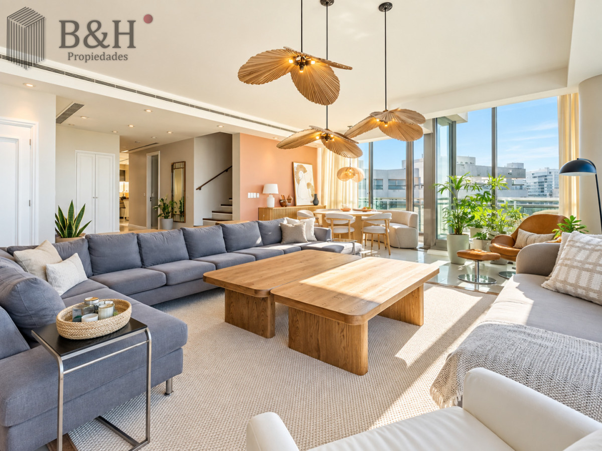 Apartamento ID.8147 - Penthouse Dúplex 5 Suites en Torre Imperiale, con Piscina Privada, Barbacoa y Vista al Mar. Playa Brava, Punta del Este