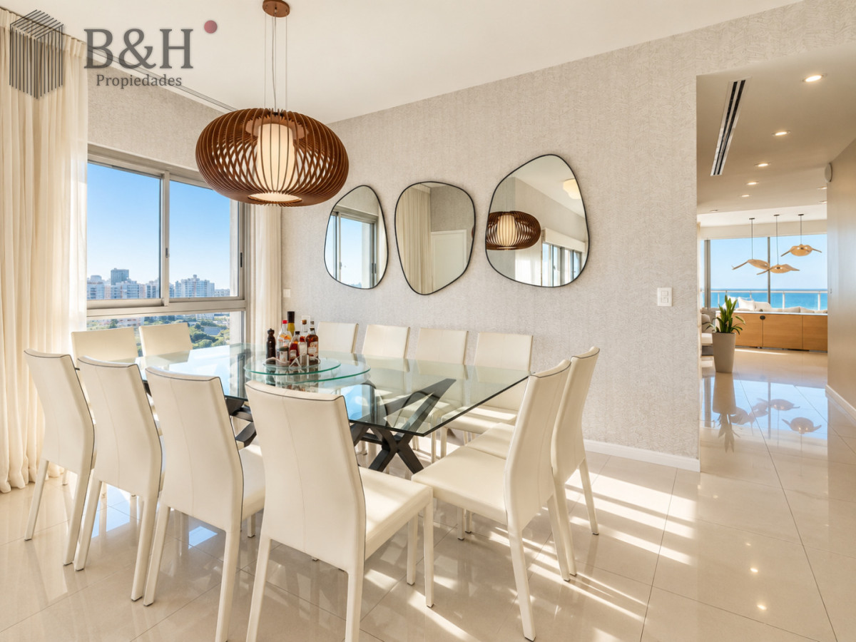 Apartamento ID.8147 - Penthouse Dúplex 5 Suites en Torre Imperiale, con Piscina Privada, Barbacoa y Vista al Mar. Playa Brava, Punta del Este