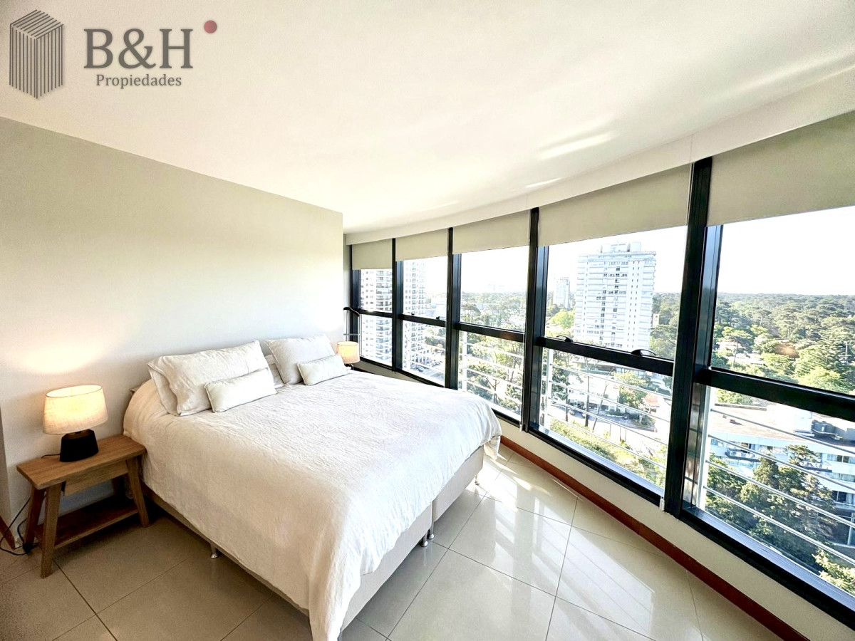 Apartamento ID.6194 - Alquiler temporal de apartamento de 2 dormitorios a pasos de Punta Shopping