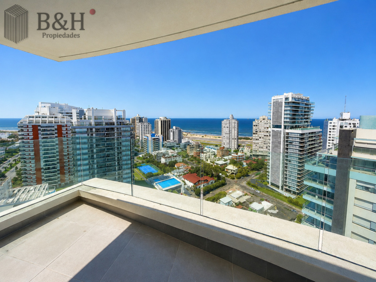 Apartamento ID.6977 - Apartamento Moderno de 1 Dormitorio en Alquiler Anual, Torre con servicios 