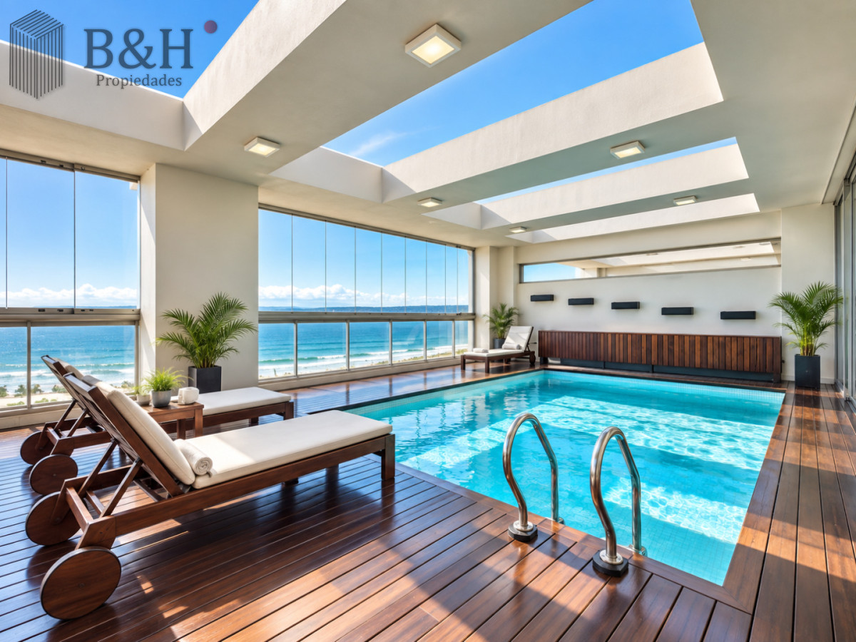 Apartamento ID.8147 - Penthouse Dúplex 5 Suites en Torre Imperiale, con Piscina Privada, Barbacoa y Vista al Mar. Playa Brava, Punta del Este