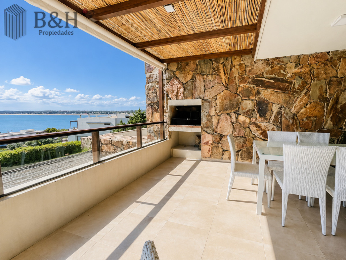 Apartamento ID.5184 - Apartamento de 2 Dormitorios con Vista al Mar y Parrillero en Quartier Punta Ballena