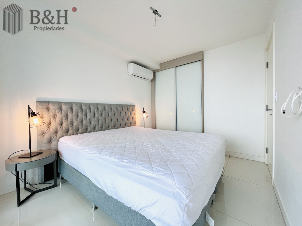 Apartamento ID.6977 - Apartamento Moderno de 1 Dormitorio en Alquiler Anual, Torre con servicios 