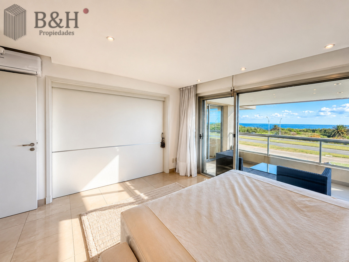 Apartamento ID.6544 - Venta de apartamento de 3 dormitorios sobre primera fila de Playa Brava, Punta del Este