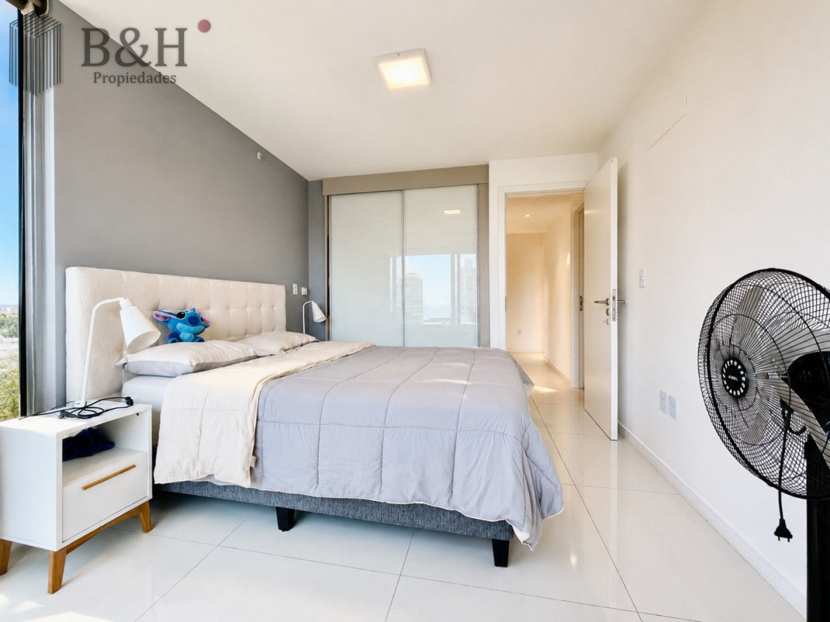 Apartamento ID.6993 - Alquiler Anual, Apartamento Moderno de 1 Dormitorio en Torre con servicios, Punta del Este 