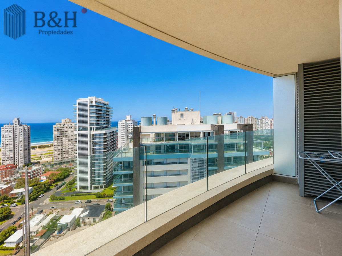 Apartamento ID.6977 - Apartamento Moderno de 1 Dormitorio en Alquiler Anual, Torre con servicios 