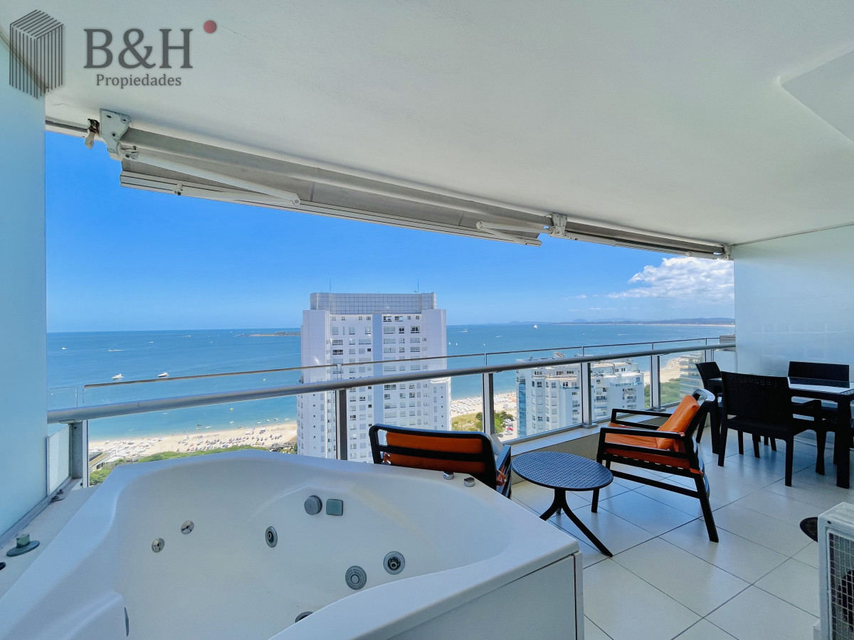 Apartamento ID.4492 - Excelente Apartamento de 2 Dormitorios con Vista al Mar, Playa Mansa